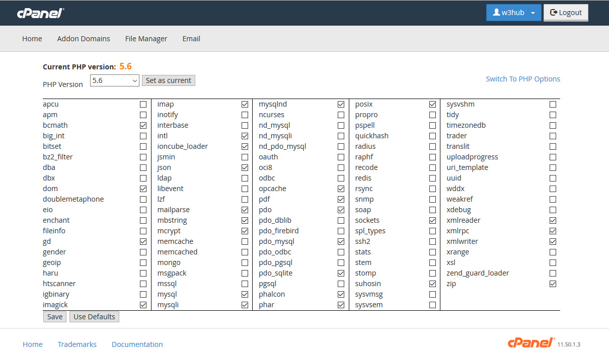 php-version
