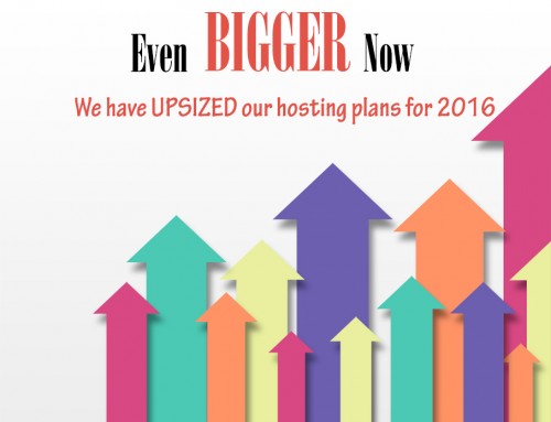 Upsizing your hosting account free!